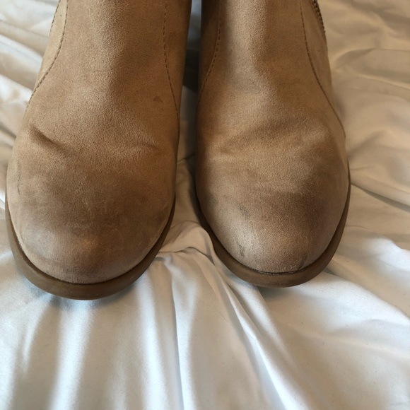 Tan Suede Booties - Picture 3 of 8